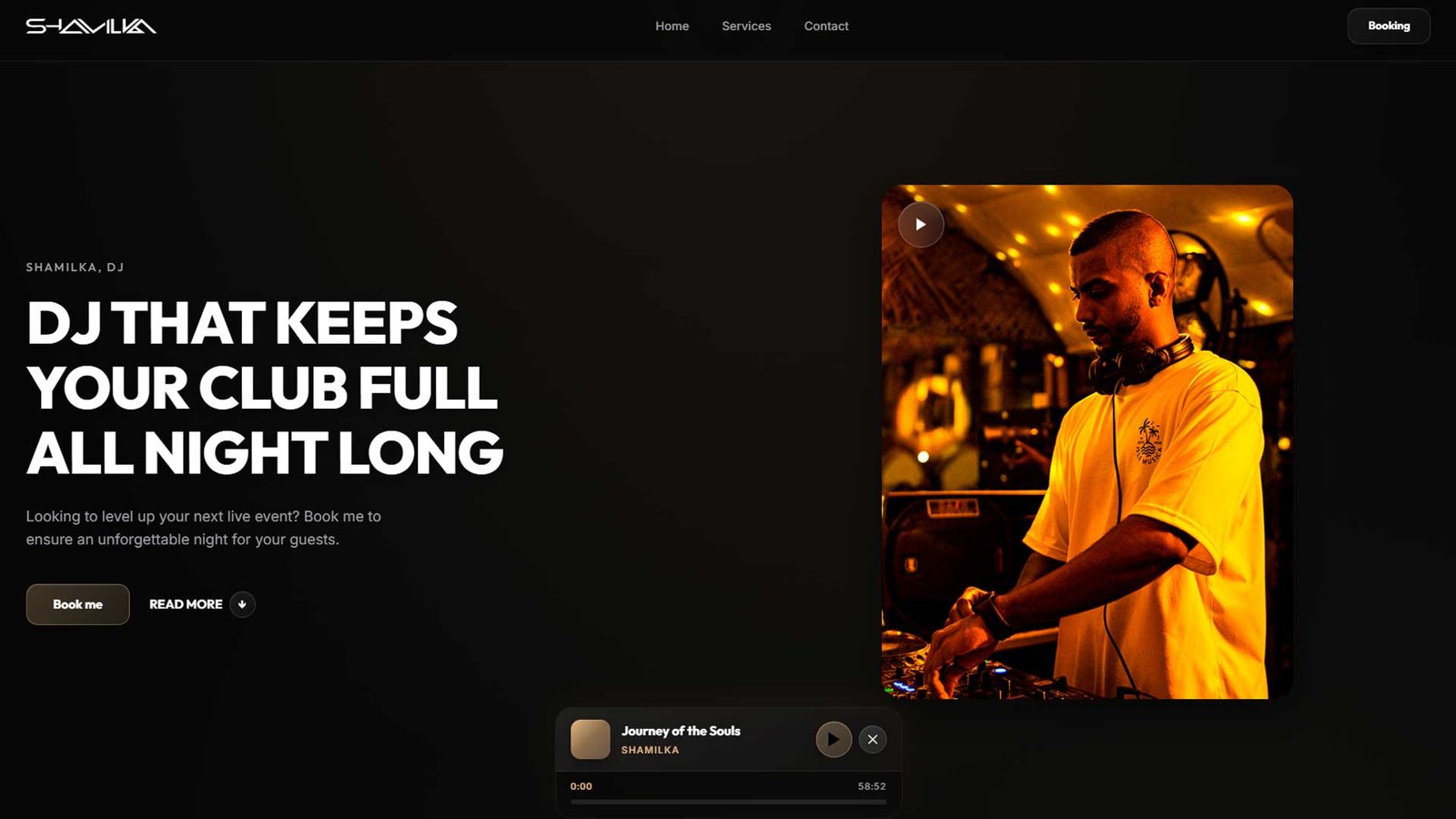 DJ Shamilka website